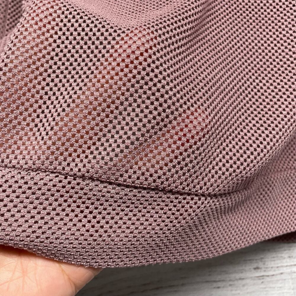 Soho Sports Dusty Pink Gray Studio Mesh 1/4 Zip Hoodied Jacket size XL - Picture 9 of 11